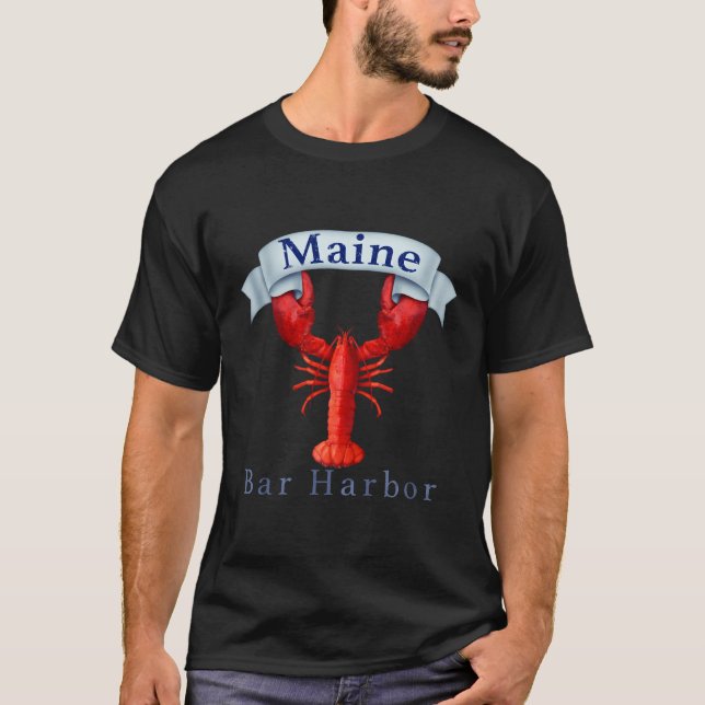 T-shirt Homard du port du Maine State Bar (Devant)