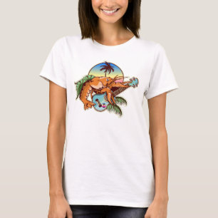 T-shirt Homard jouant d'une guitare ukulele