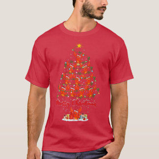 T-shirt Homard Lover Xmas correspondant Père Noël Lobster