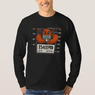 T-shirt Homard Mugshot Fruits de mer Crustacé Homard