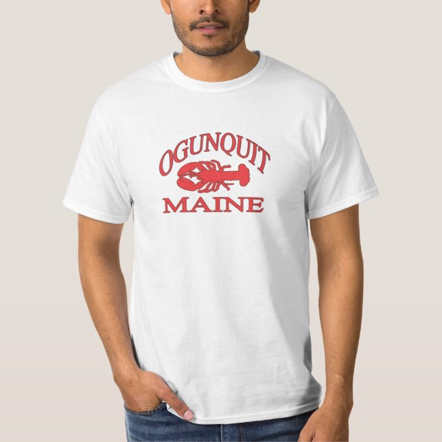 T-shirt Homard Ogunquit Maine (Devant)