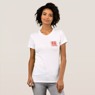 T-shirt Homard Pop Bold Crustacés sur Rayures de Bonbon