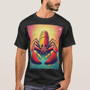 T-shirt Homard psychédélique Art Océan