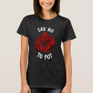 T-shirt Homard Rouge Non À Pot Fruits De Mer Cajun Foodie