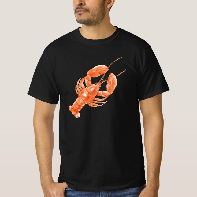 T-shirt Homard symbole de lien fort, cancerien, eau (Devant)
