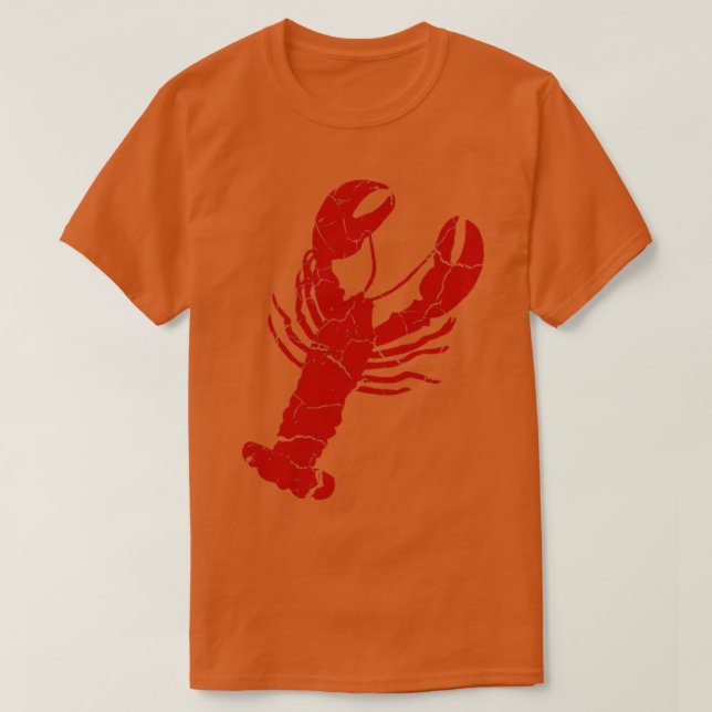 T-shirt Homard vintage imprimé Homard (Design devant)