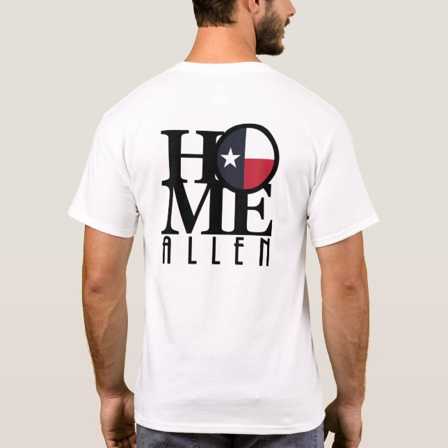 T-shirt HOME Allen Texas (Dos)