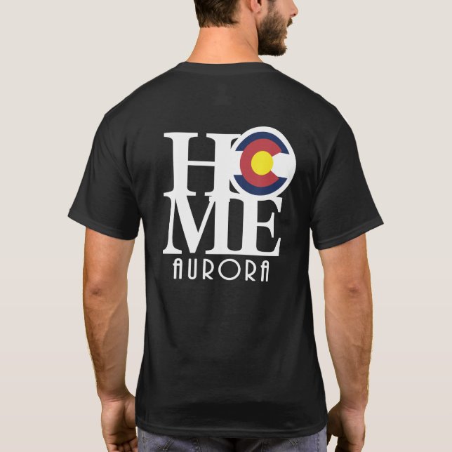 T-shirt HOME Auroracolorado (Dos)