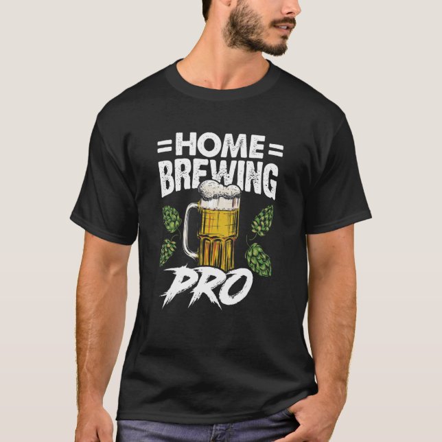T-shirt Home Brassage Pro Malt Hop Craftbeer Brasserie Hom (Devant)