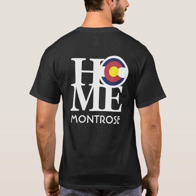 T-shirt HOME Montrose CO (Dos)
