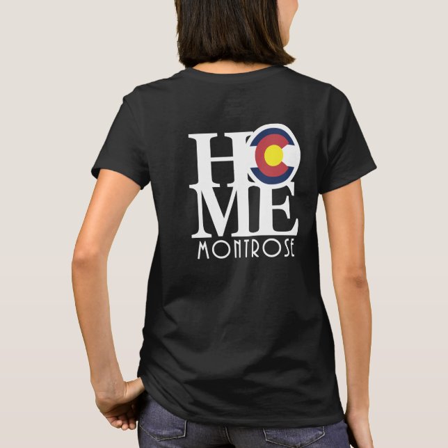 T-shirt HOME Montrose CO (Dos)