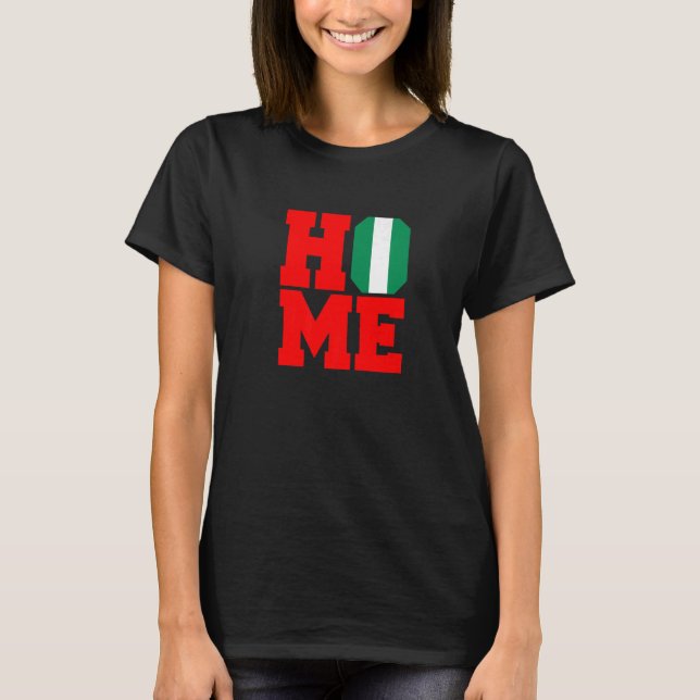 T-shirt HOME  Nigeria (Devant)