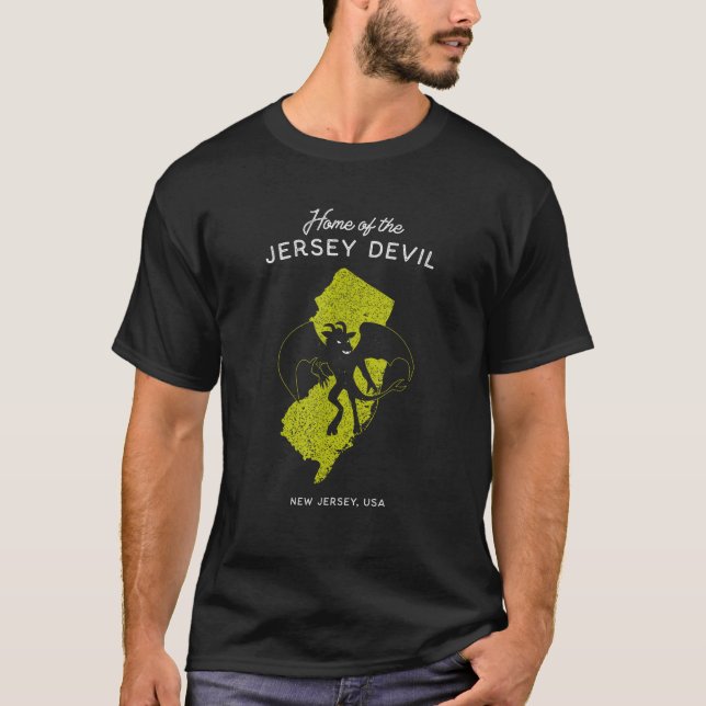 T-shirt Home of the Jersey Devil New Jersey USA (Devant)