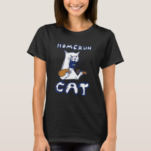 T-shirt Home Run Chat Baseball Bat Funny Sport
