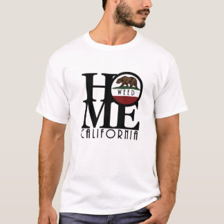 T-shirt HOME Weed California (première impression)