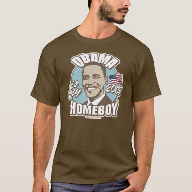 T-shirt Homeboy 2008 d'Obama (Devant)