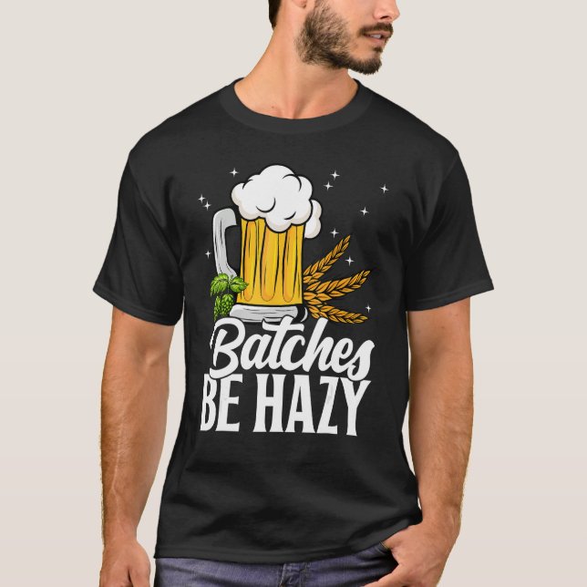 T-shirt Homebrew IPA Craft Brewery Hazy Beer  Drinking (Devant)