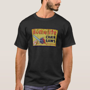 T-shirt Homelite Vintage Chaîne scies USA Classic