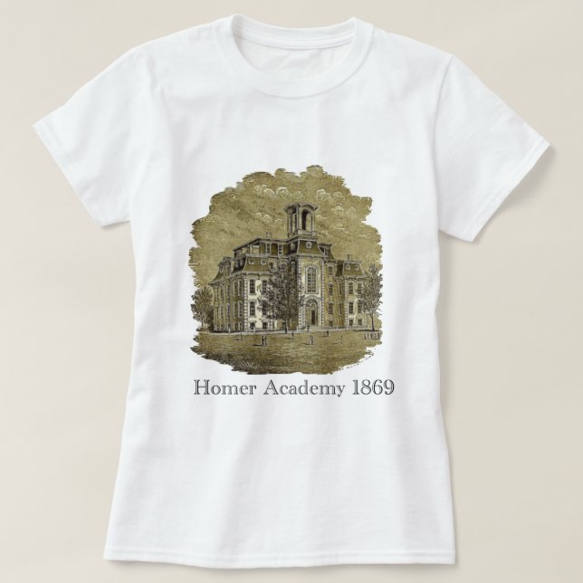 T-shirt Homer Academy 1869 (Design devant)