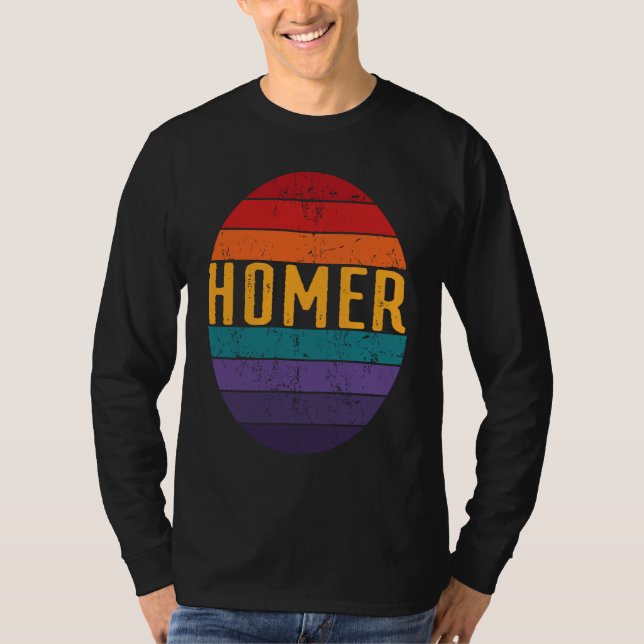 T-shirt Homer Alaska Pacific Coast Sunset 5 (Devant)