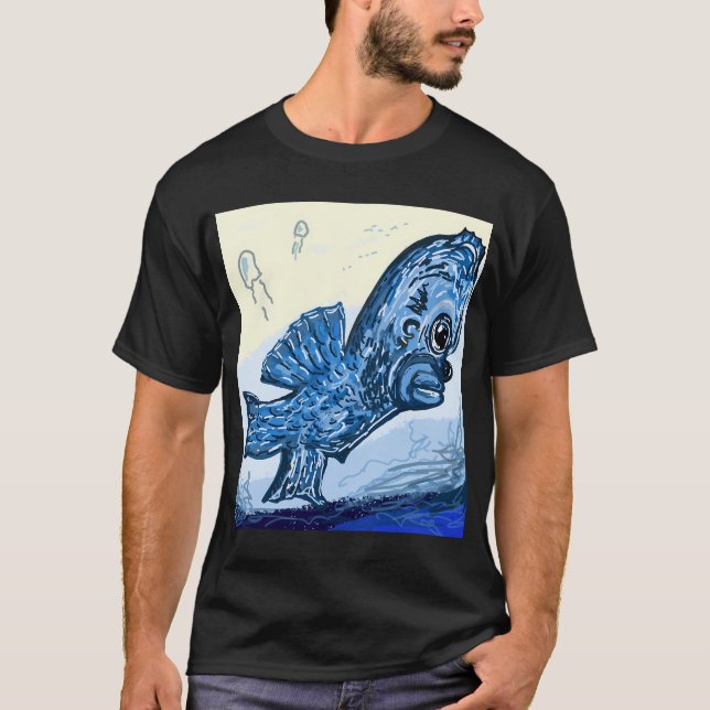 T-shirt Homère Poisson (Devant)