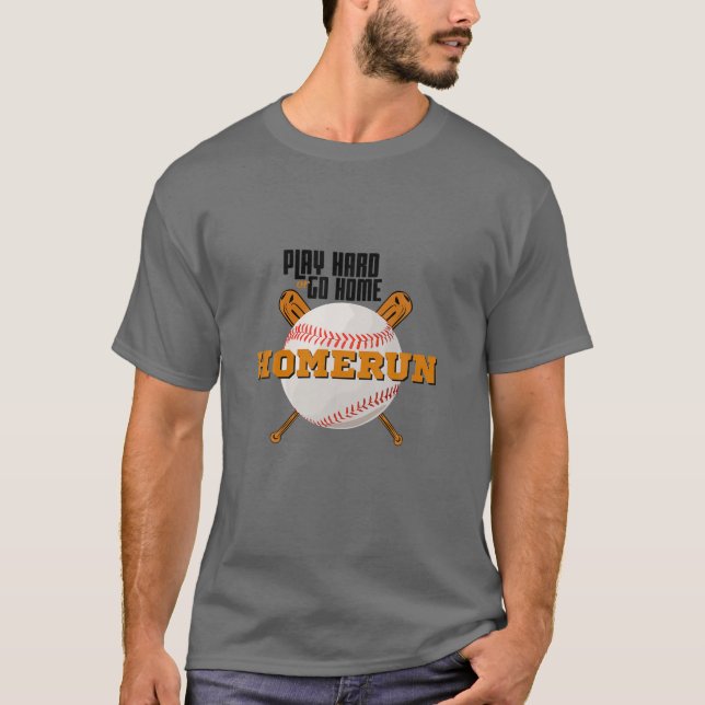T-shirt Homerun Football - Go Sports Funky Team Baseball P (Devant)