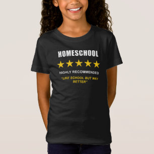 T-Shirt Homeschool - High Recommandé : Drôle Sarcastique