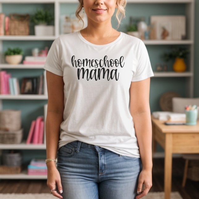 T-shirt Homeschool Mama (Créateur téléchargé)