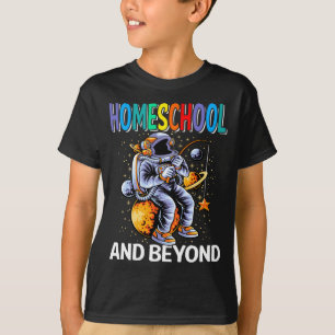 T-shirt Homeschool Tee Retour à l'école Spaceman Space Lov