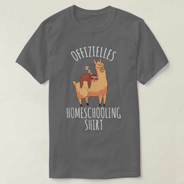 T-shirt Homeschooling  (Design devant)