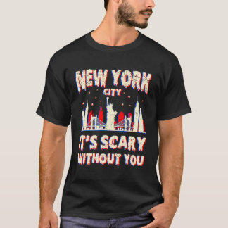 T-shirt Homesick New York Amérique Amérique Halloween effr