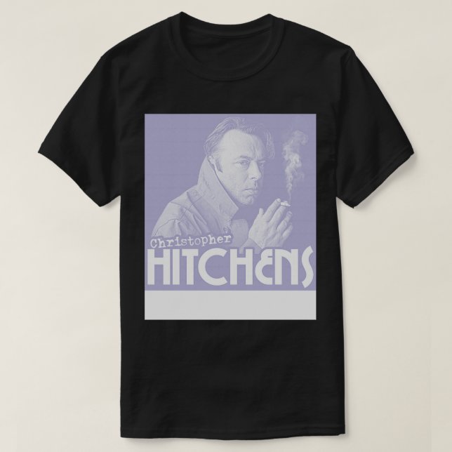T-shirt Hommage À Christopher Hitchens Fan Art (Design devant)