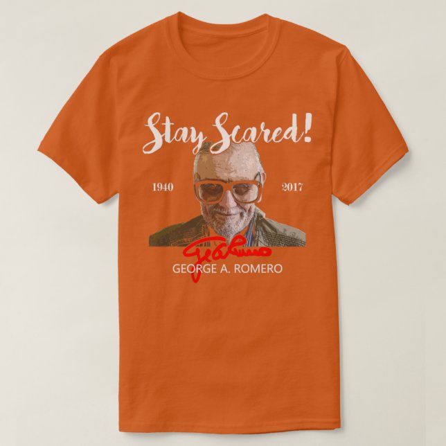 T-shirt Hommage à George Romero (Design devant)
