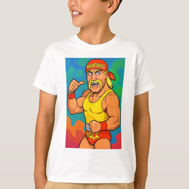 T-shirt Hommage à Hulk Hogan (Devant)
