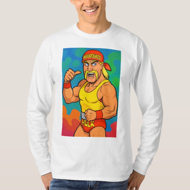 T-shirt Hommage à Hulk Hogan (Devant)