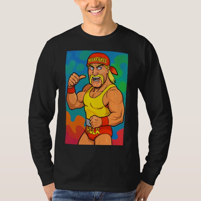 T-shirt Hommage à Hulk Hogan (Devant)