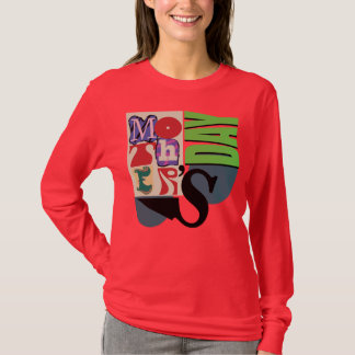 T-shirt Hommage à la typographie branchée : Fête des Mères