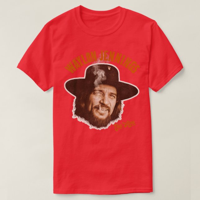 T-shirt Hommage à Waylon Jennings (Design devant)