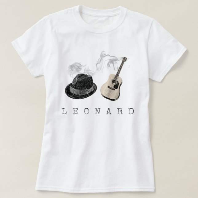 T-shirt Hommage au dessin de Leonard (Design devant)