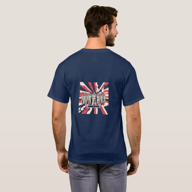 T-shirt "Hommage au service : Joyeuse Journée des Forces A (Dos entier)