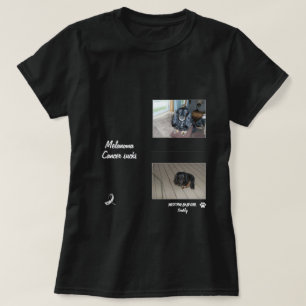 T-shirt Hommage aux animaux atteints de mélanome - Disposi