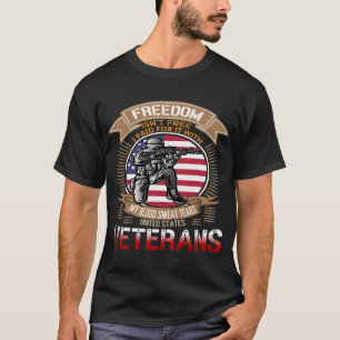 T-Shirt Hommage aux Vétérans Militaires Américains