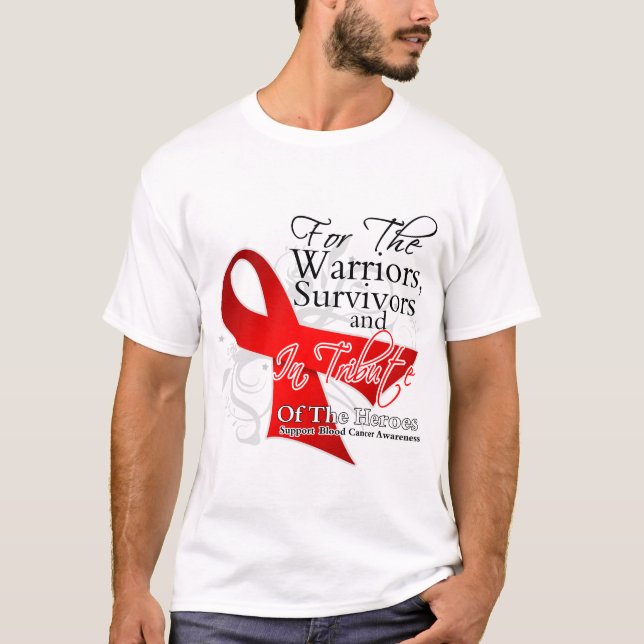 T-shirt Hommage - Cancer de sang (Devant)