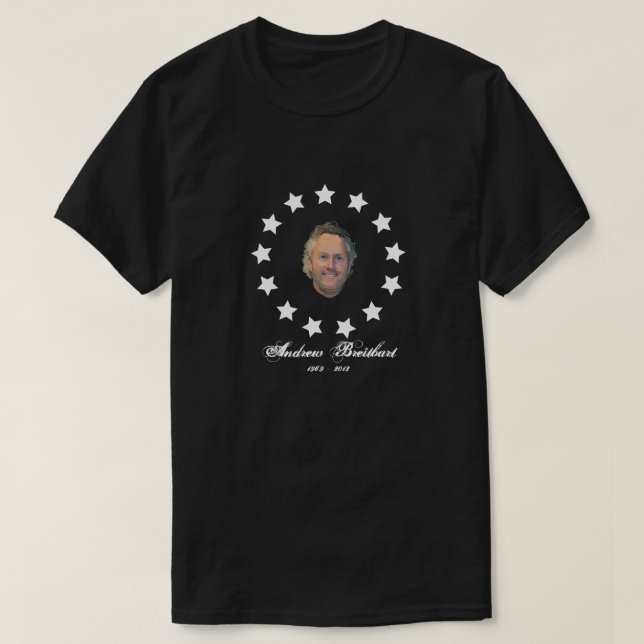 T-shirt Hommage d'Andrew Breitbart - style colonial de (Design devant)