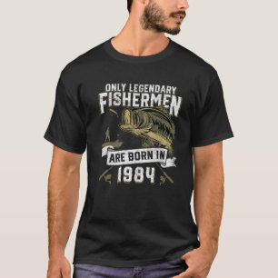 T-shirt Homme 37 Ans Pêche Anniversaire Né 1984 37E F