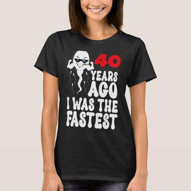 T-shirt Homme 40e Anniversaire Gag robe 40 ans Il ya J'ai  (Devant)