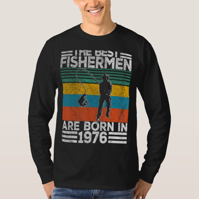T-shirt Homme 46 ans Pêcheur Pêche 46e anniversaire (Devant)