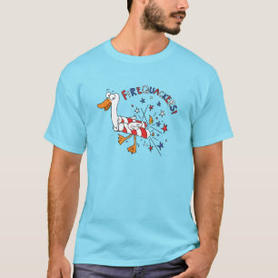 T-shirt homme 4 juillet canard