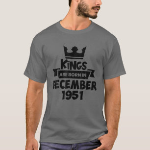 T-shirt Homme 70E Anniversaire En Décembre 1951