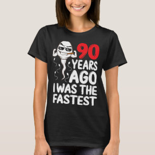 T-shirt Homme 90e Anniversaire Gag Robe Il Y A 90 Ans J'Ét